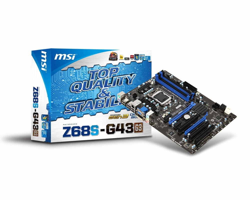 Msi Placa Base Intel 32gb Z68s-g43  G3  Dvi  Gblan